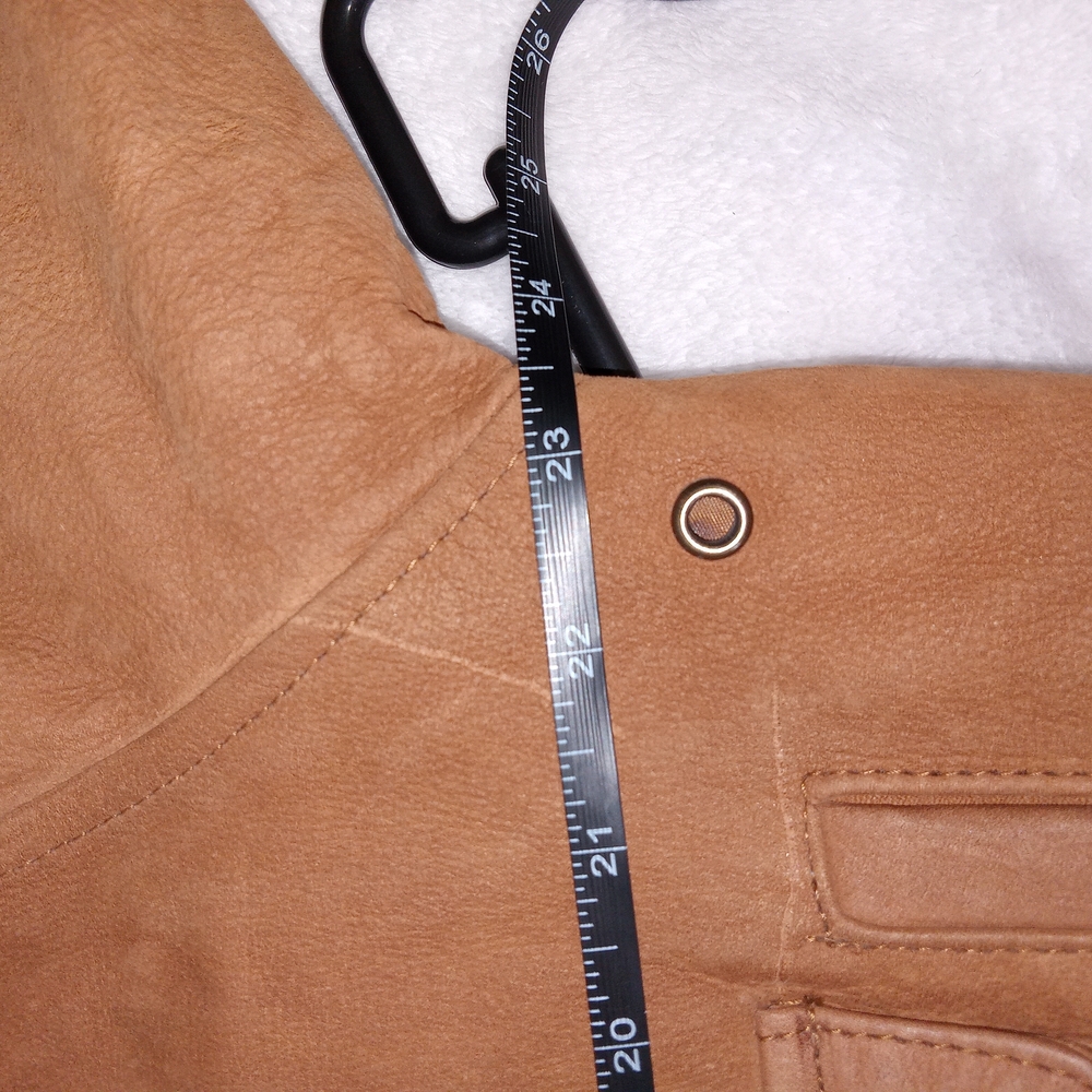 Vintage Hunt Club  Genuine Leather Bomber Jacket Mens Medium Chore Work Coat - Picture 13 of 16